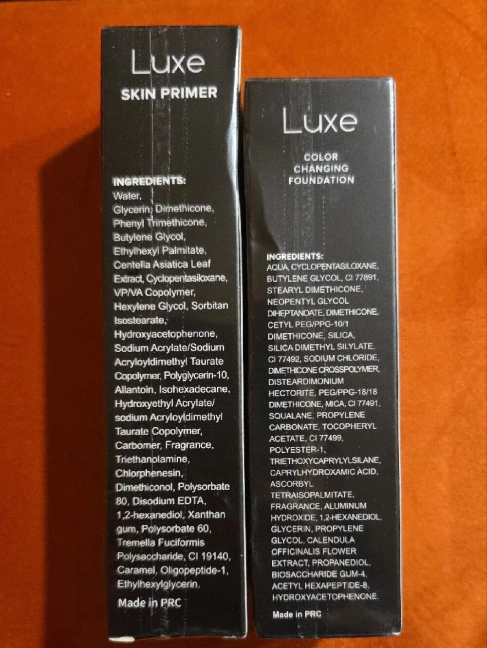 Luxe Color Changing Foundation & Skin Primer Set. Color Is MEDIUM.